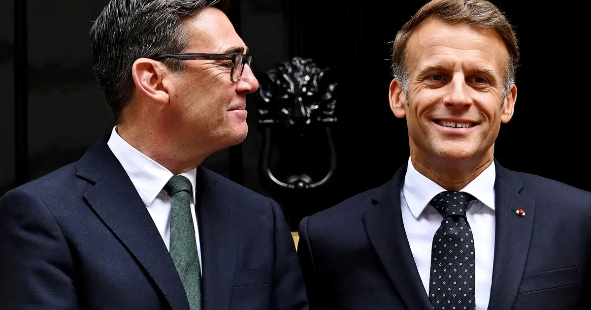 En su primera bilateral, Burnham y Macron tejen una nueva relación posbrexit a la luz del tapiz de Bayeux