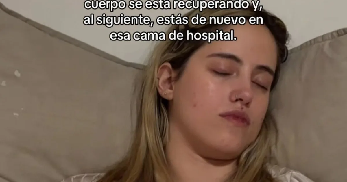 Denisse González volvió a ser internada: las impactantes imágenes que compartió
