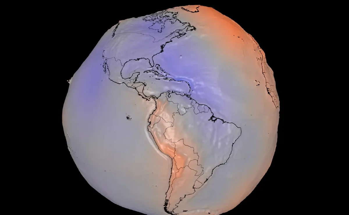 NASA divulga nova representação da Terra criada com base em 1 bilhão de medições e depois de 15 anos de pesquisa