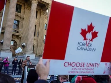 Albertans vote on path to independence as Carney fights to keep Canada united