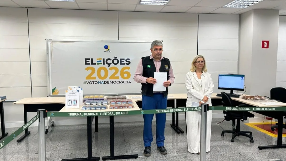TRE do Acre gera mídias das urnas eletrônicas para eleição de 2026
