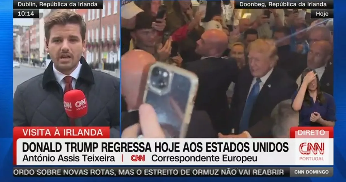 Trump defende uma Irlanda unificada e declarações marcam visita: "O tema volta a estar no mapa"