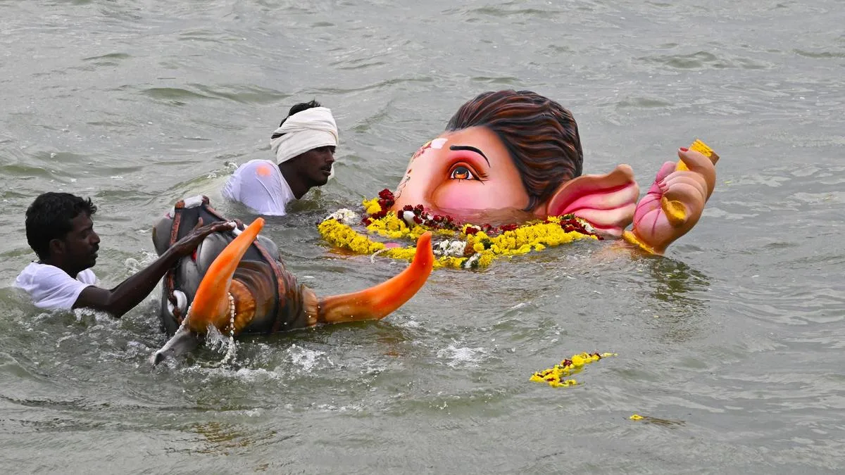 Over 1,500 Vinayaka idols immersed across Coimbatore district