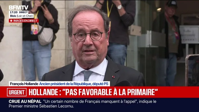 Primaire du PS: "Je n'ai jamais été favorable à cette procédure", indique François Hollande