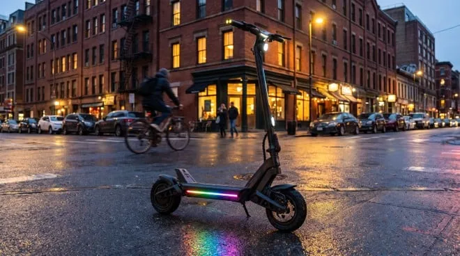 Patinete elétrico Predator ES Thunder Pro da Acer usa IA e app para segurança e rastreamento