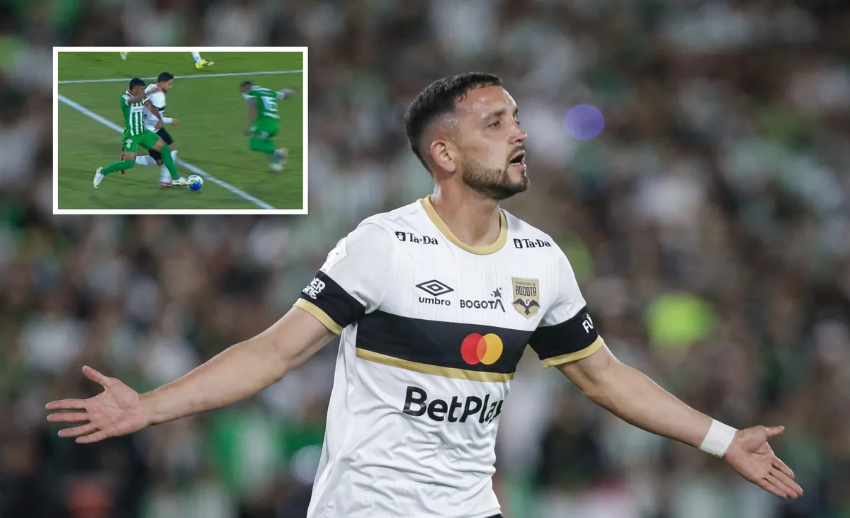 Así fue como se decidió el gol anulado de Internacional de Bogotá ante Atlético Nacional: el VAR estaba “dividido”