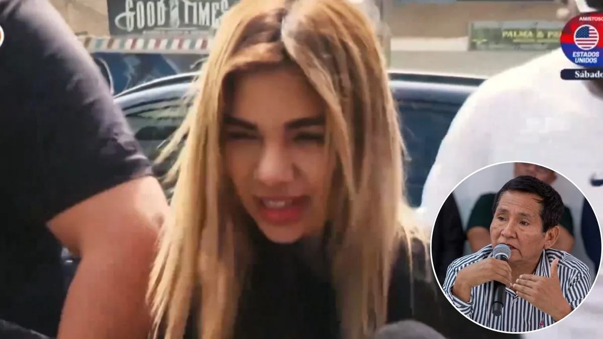 Naldy Saldaña y Óscar Custodio estuvieron frente a frente, pero cantante lamentó que empresario no le pidiera disculpas