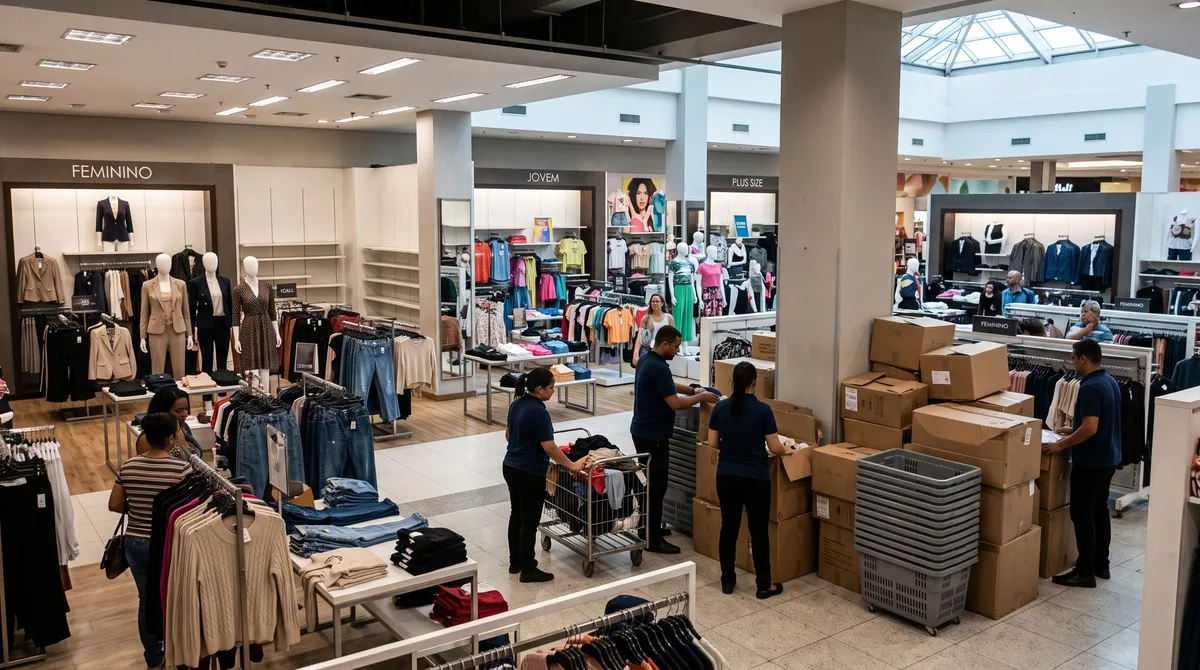 Dona de várias marcas conhecidas de roupas entra em falência e coloca uma enorme rede de lojas em reestruturação