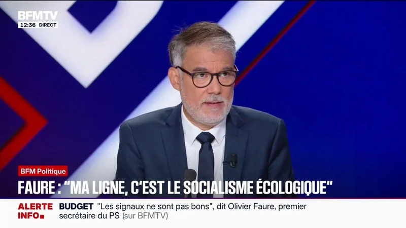 Présidentielle: "Il n'y a pas d'accord" avec Jean-Luc Mélenchon, assure Olivier Faure, premier secrétaire du Parti socialiste et candidat à la primaire Sociali