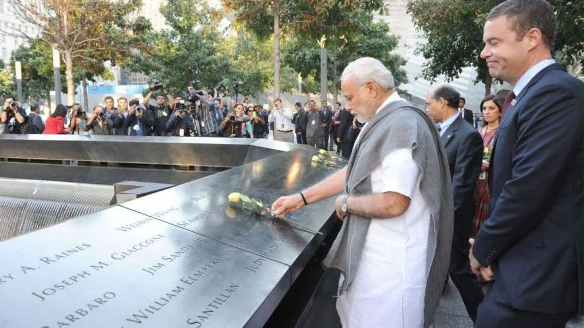 PM Modi pays tribute to 9/11 victims, calls for firm stand against terror