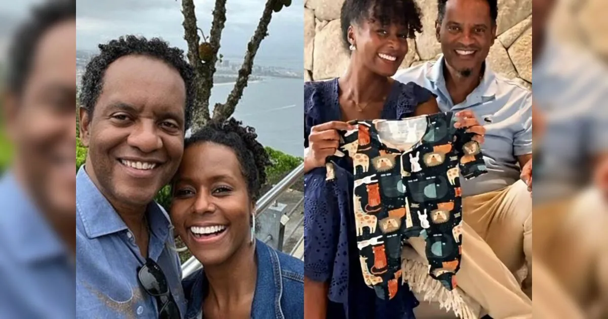 "Mãe de primeira viagem": Maju Coutinho confirma gravidez ao lado do marido