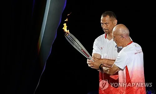 [아시안게임] 성화 점화자는 AG 5연패 아버지·올림픽 챔피언 아들