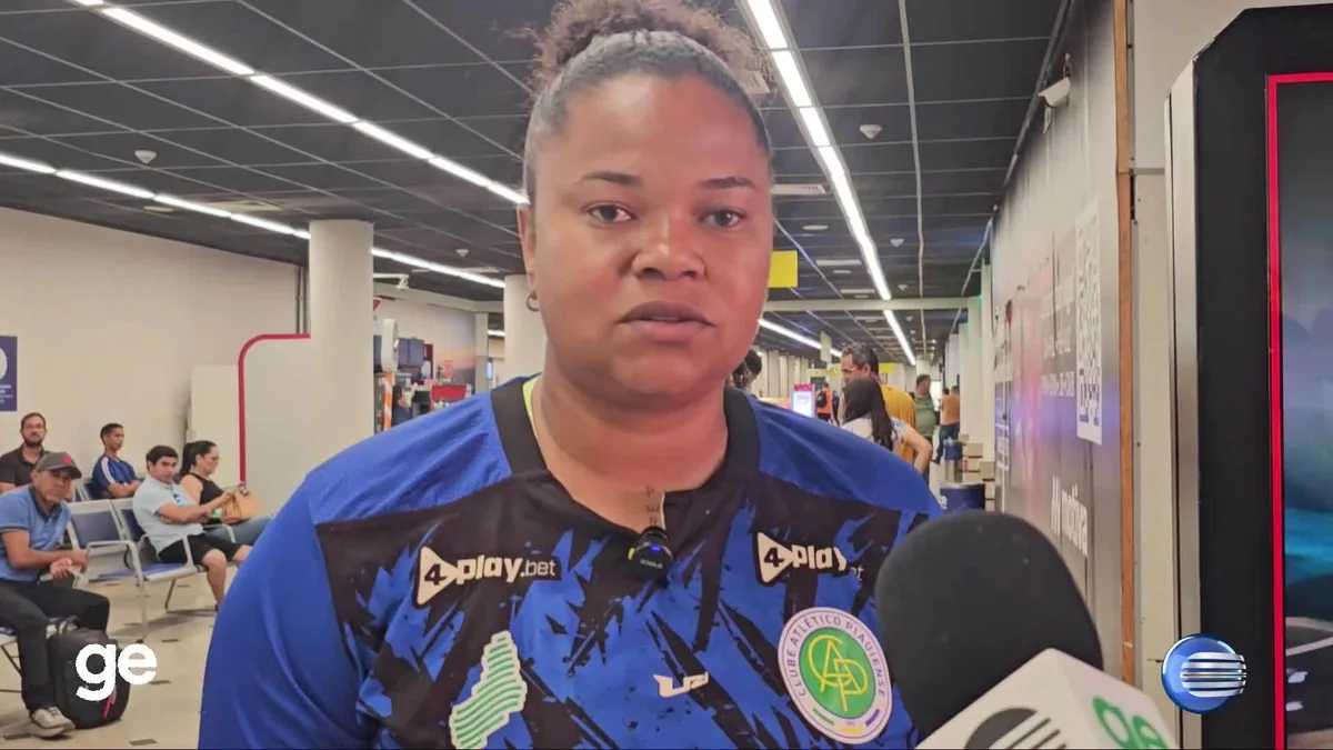 3B da Amazônia 0 x 2 Atlético-PI: veja as entrevistas da técnica e das jogadoras após desembarque no PI