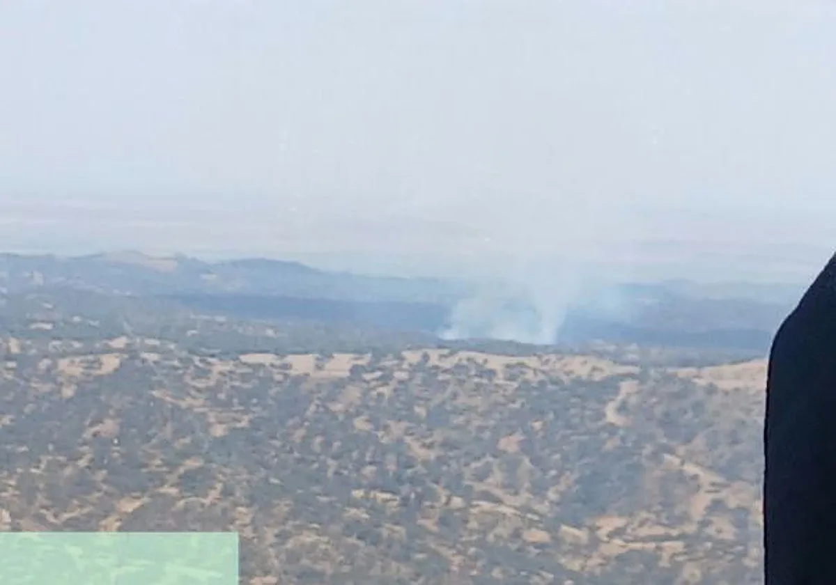 Estabilizado el incendio forestal declarado en Villanueva del Río y Minas