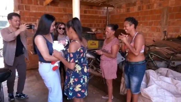 Bebê brasileira é resgatada no Paraguai após sequestro no MS, e polícia sugere possível motivação do crime Foto: Reprodução/ TV Globo