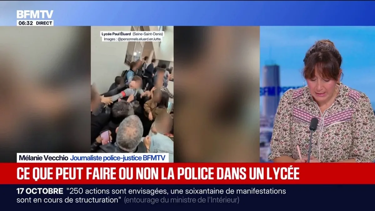 Mouvement lycéen: ce que la police peut ou ne peut pas faire lors d’une intervention dans un établissement scolaire