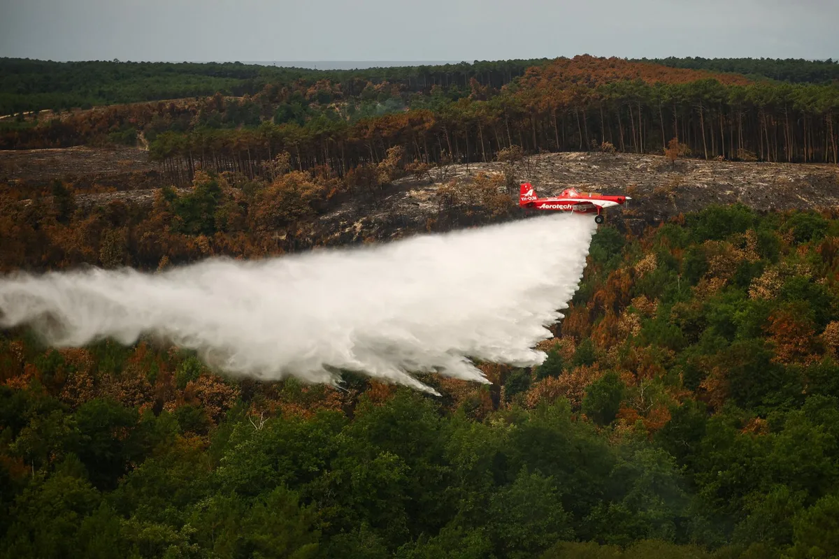 Pour lutter contre les incendies, la location d’avions privés prend de plus en plus de place (et ça coûte cher)