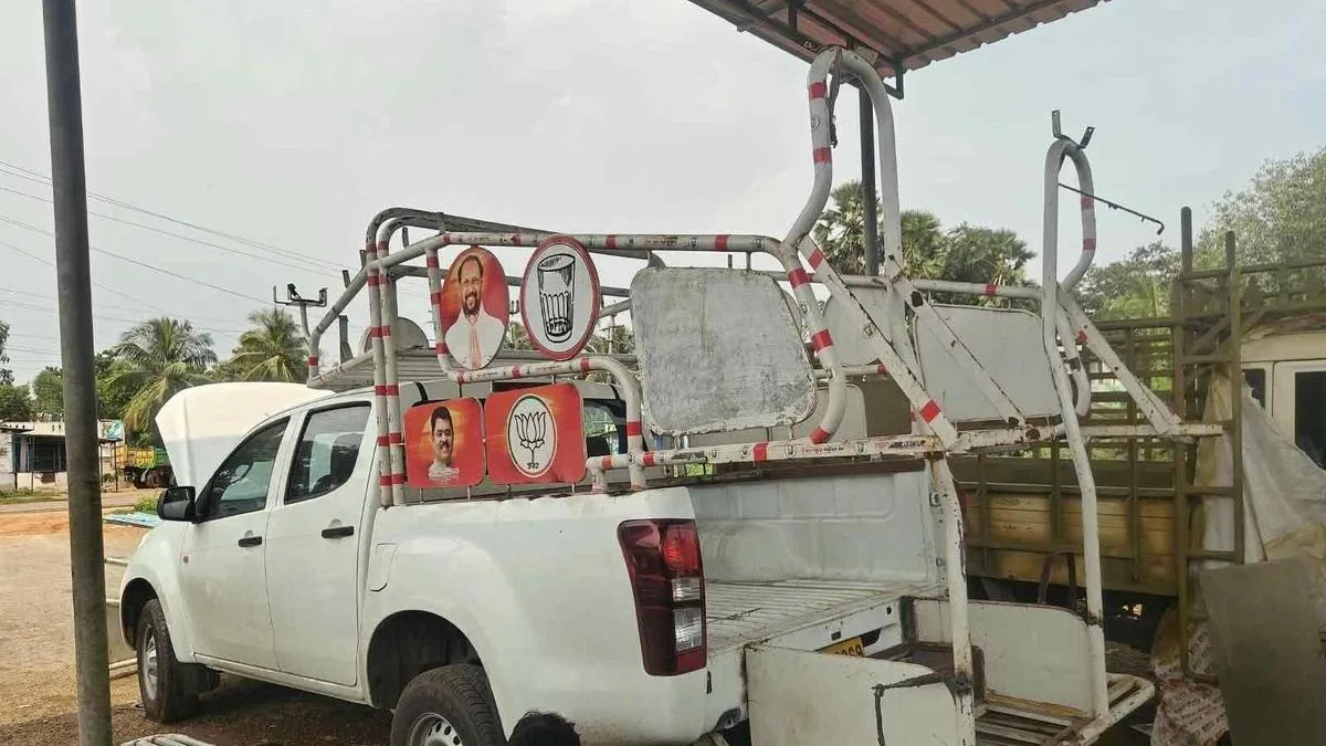 Parties prep custom campaign vehicles in Visakhapatnam ahead of local body elections
