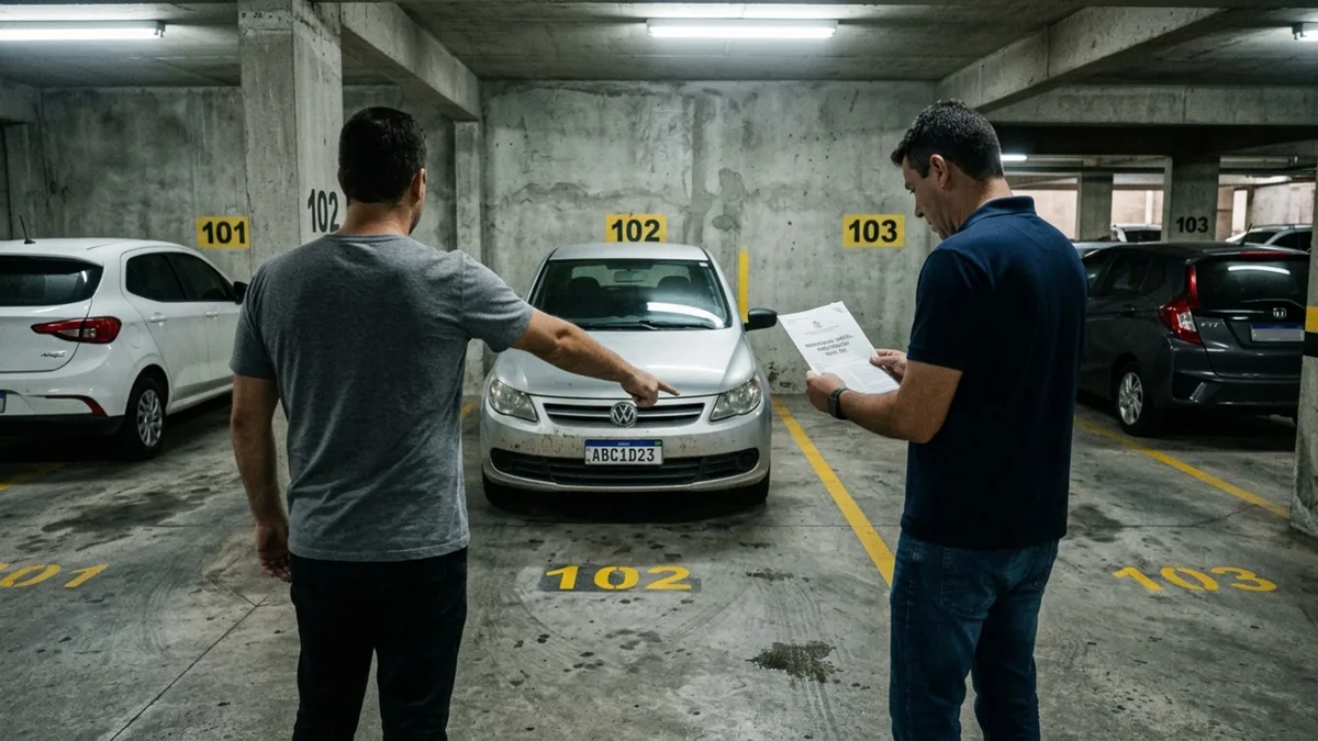 Homem compra apartamento com duas vagas de garagem e meses depois descobre que uma delas pertence oficialmente a outro imóvel
