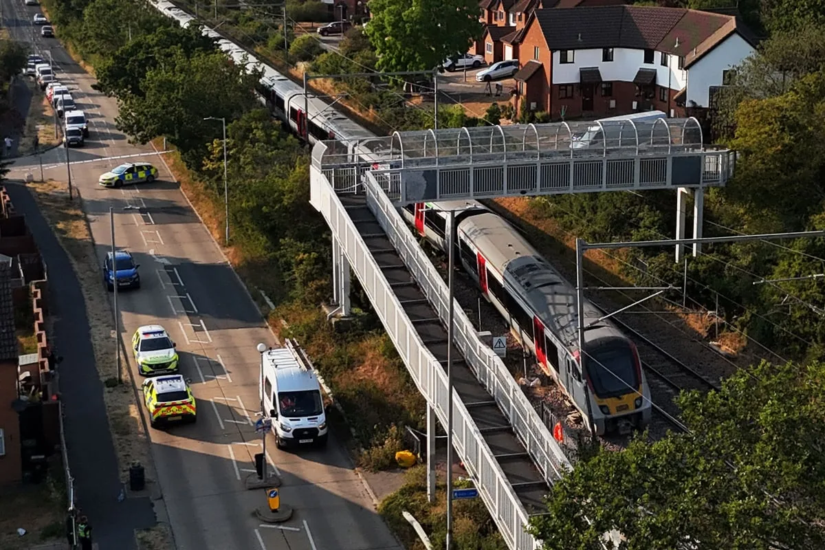 Essex train derailed at 77mph and driver reported seeing ‘kink’ in track – probe