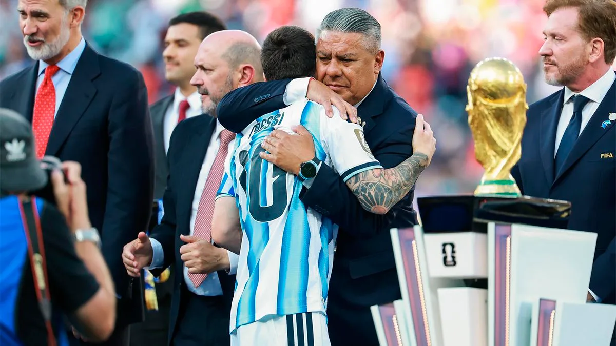 El Chiqui Tapia despidió a Lionel Messi, tras su retiro de la Selección argentina: "Te queremos eterno, Leo"