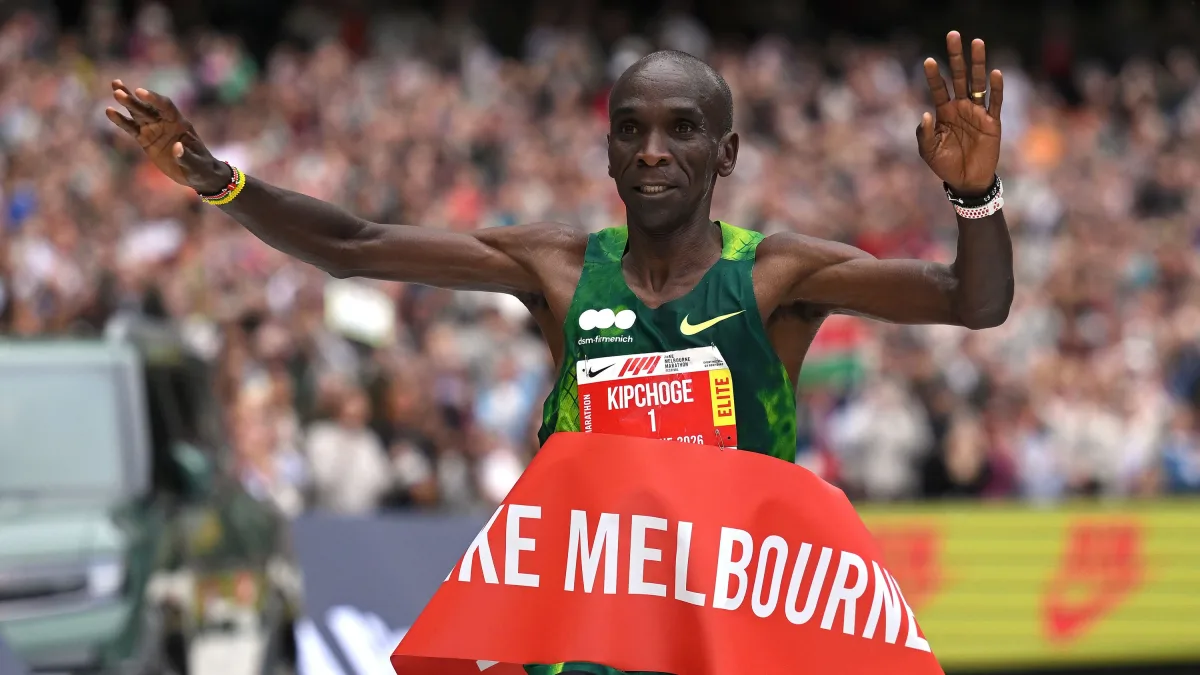 Mit 41 Jahren: Marathon-Legende Kipchoge siegt in Rekordzeit in Melbourne