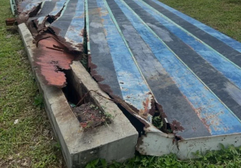Abandono de una obra de Carlos Cruz Diez en Barquisimeto evidencia la desidia chavista (Imágenes)