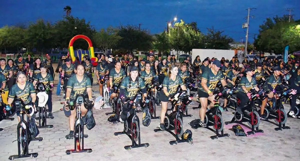 Pedalean a beneficio del Asilo de Castaños en maratón de spinning