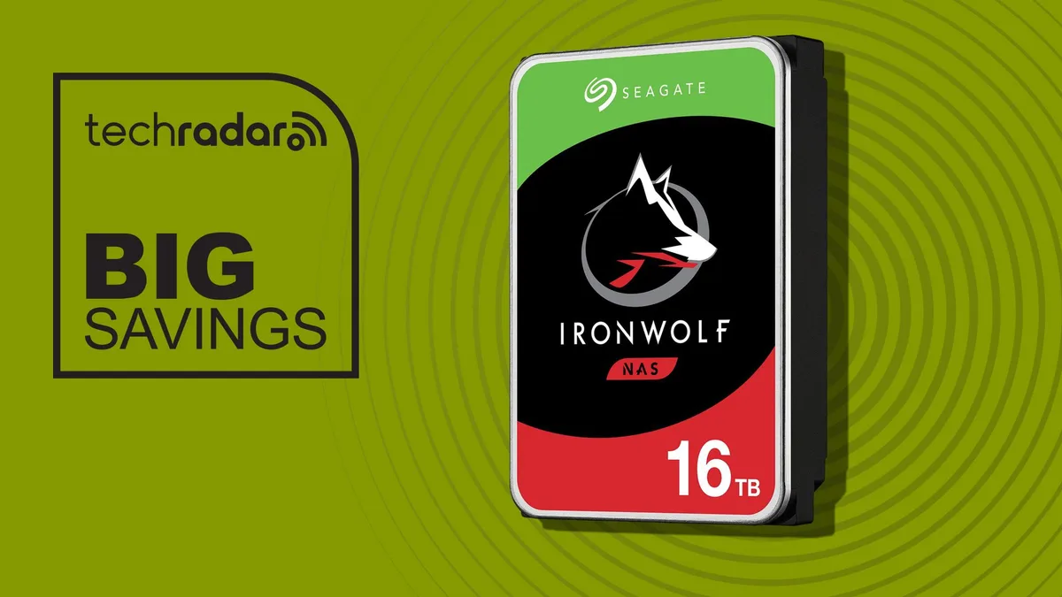 This 16TB Seagate IronWolf NAS hard drive is now 15% cheaper