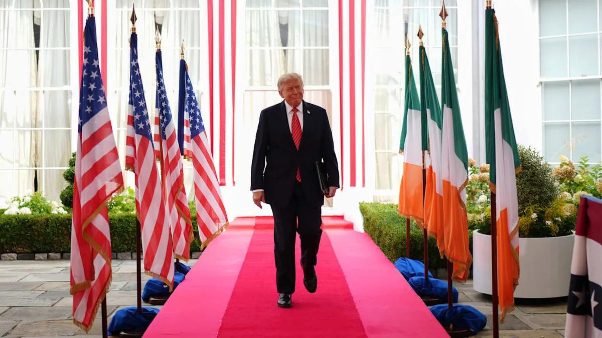 Nordirland-Konflikt - Donald Trump fordert Wiedervereinigung Irlands