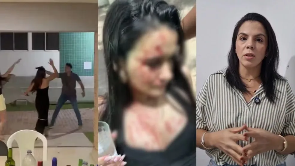Polícia tem vídeo que mostra objetos sendo jogados em carro de homem filmado apontando arma para jovens no PI