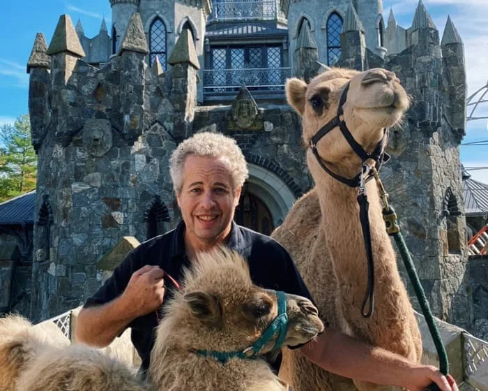 A party, 101 princesses and an eccentric millionaire: Jon Ronson on a mysterious castle – and what it taught him about masculinity in crisis