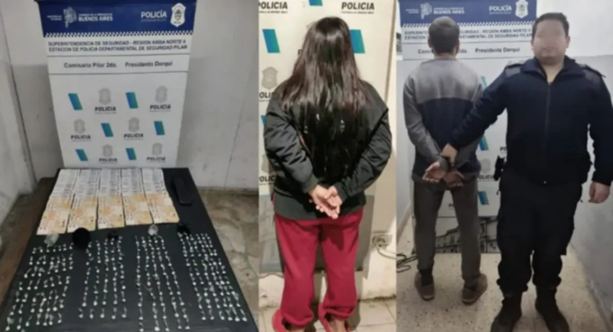 Cayó una pareja acusada de comercializar cocaína en un barrio de Pilar