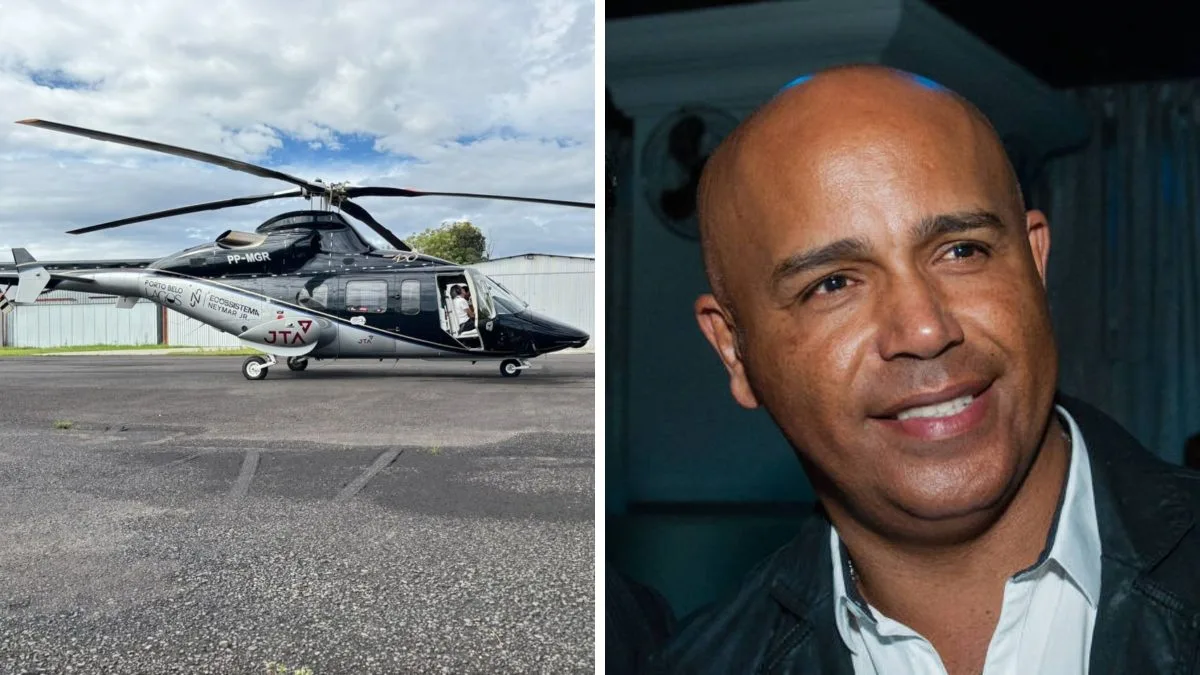 Helicóptero da empresa de Neymar desaparece com Rick, da dupla Rick & Renner, e empresário durante forte chuva em SC