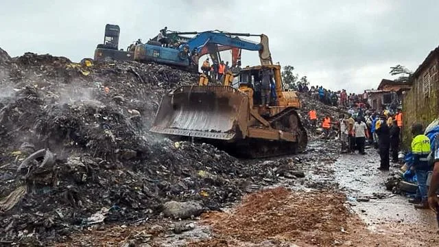 Erdrutsch: 30 Tote nach Erdrutsch an Müllkippe in Guinea