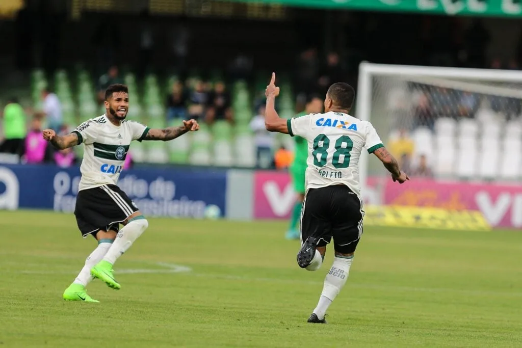 Coritiba evolui na bola parada e tem melhores números desde 2017