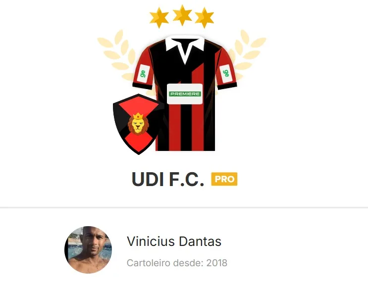 Liga Premiada 2026: cartoleiro "camaleão" é o campeão Diamante PRO de maio e fatura R$ 6 mil