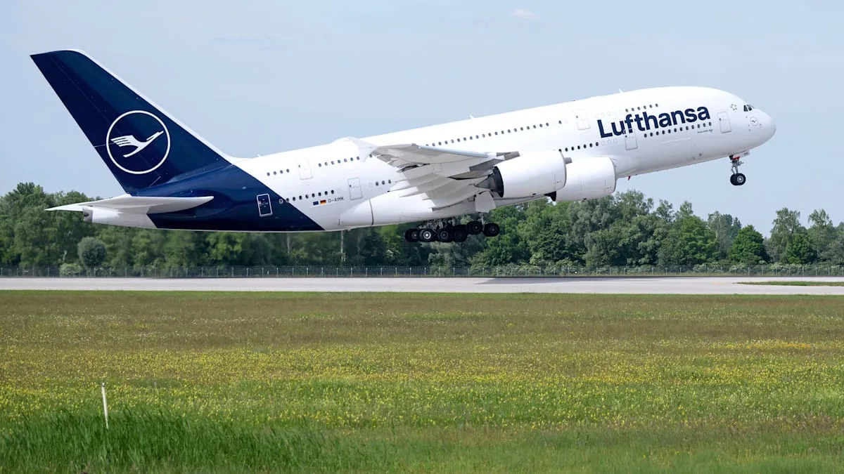 Lufthansa-Airbus setzt bei Landung in München zu früh auf