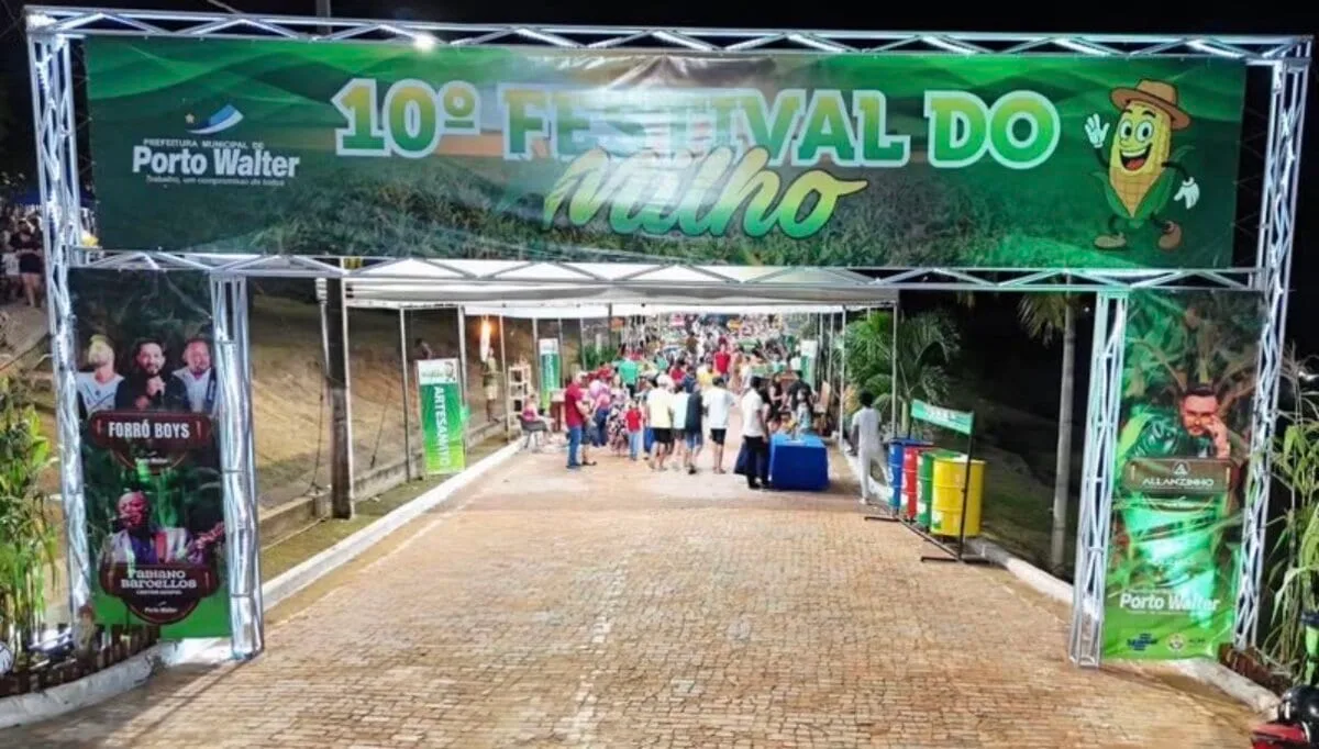 Após mudança na data, Prefeitura de Porto Walter confirma as atrações musicais do Festival do Milho