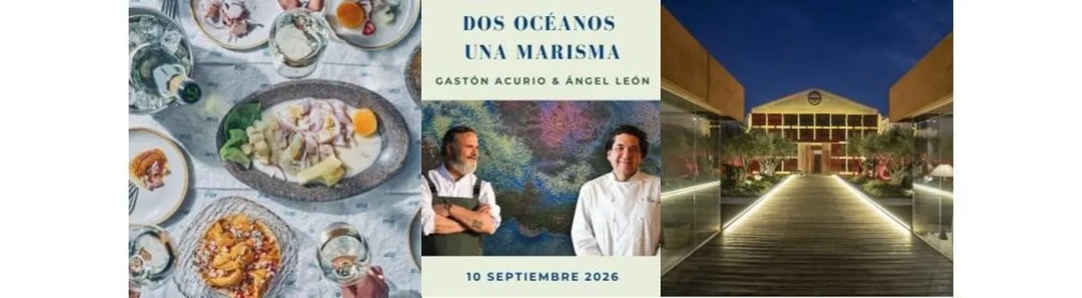 Ángel León y Gastón Acurio unirán la investigación marina y la cocina peruana en un encuentro en Aponiente