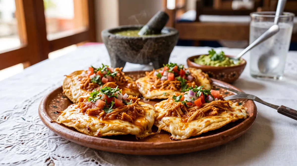 Volcanes de tinga con queso gratinado: receta crujiente y sabrosa para preparar en casa