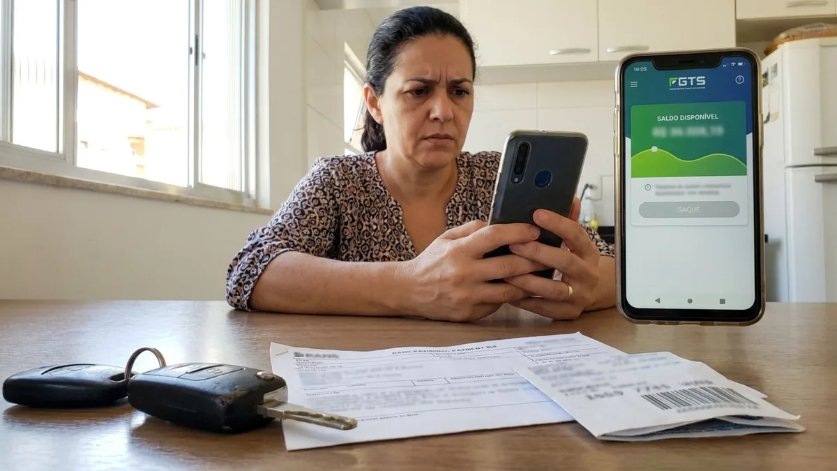 Trabalhadora pede demissão depois de oito anos para começar em outra empresa e, ao tentar sacar o FGTS para pagar dívidas, descobre que a forma como deixou o emprego muda o acesso ao dinheiro