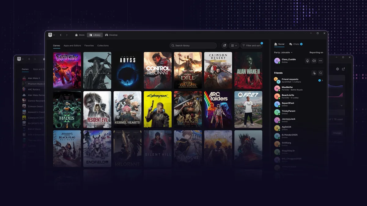 Epic’s new games launcher is ‘vibe coded’