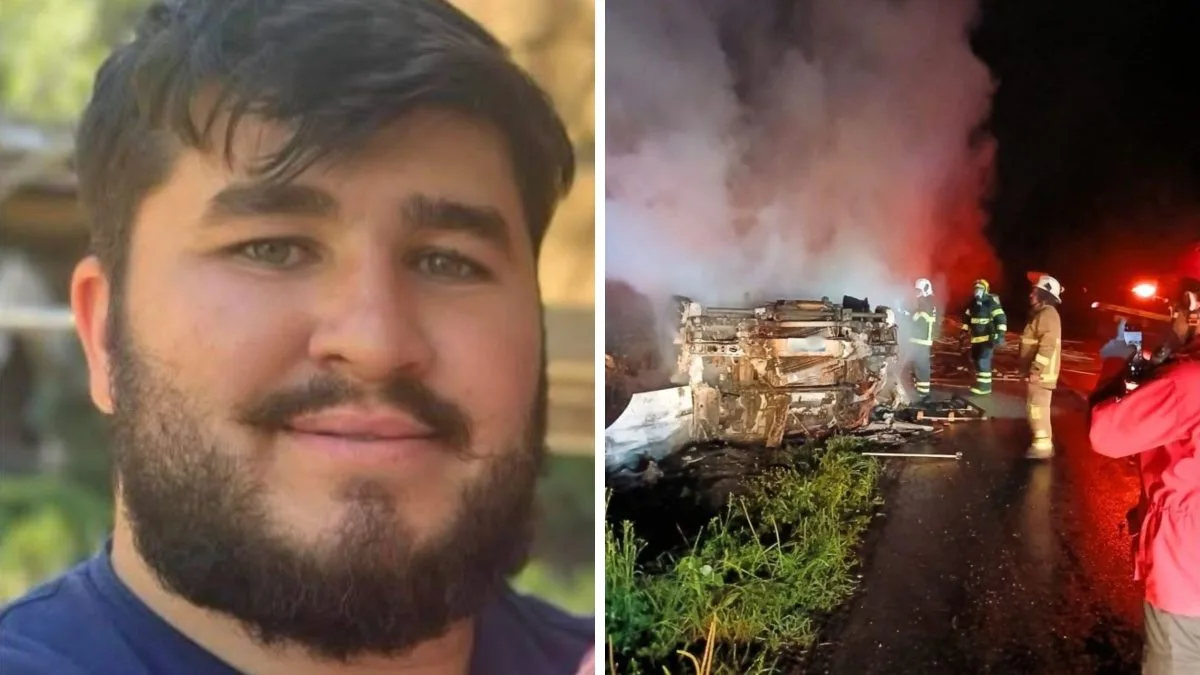 Caminhoneiro de 27 anos que morreu carbonizado em tragédia na BR-280 deixa mulher e duas filhas pequenas: ‘Sua história ficará pra sempre’
