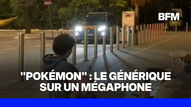 30 ans de "Pokémon": des gendarmes diffusent le générique du dessin animé sur leur mégaphone