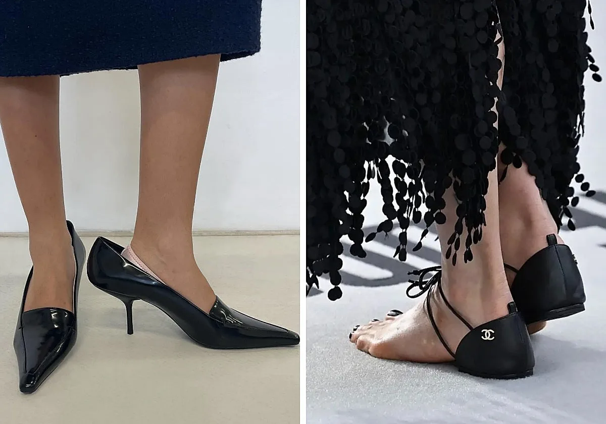 Calzado viral: de los zapatos grandes de Alara Koçman a la sandalia «descalza» de Chanel