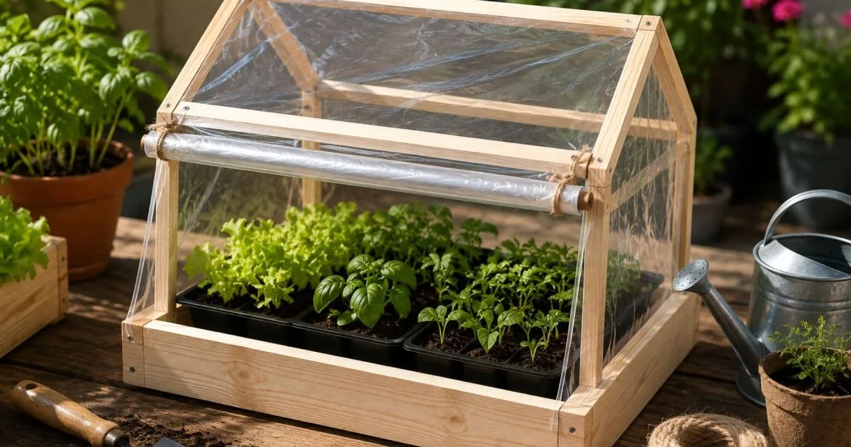 Cómo hacer un mini invernadero en casa: materiales, paso a paso y qué se puede cultivar