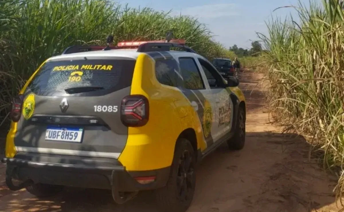 Após sequestro durante viagem, mulher envia localização ao marido e é encontrada amarrada em canavial
