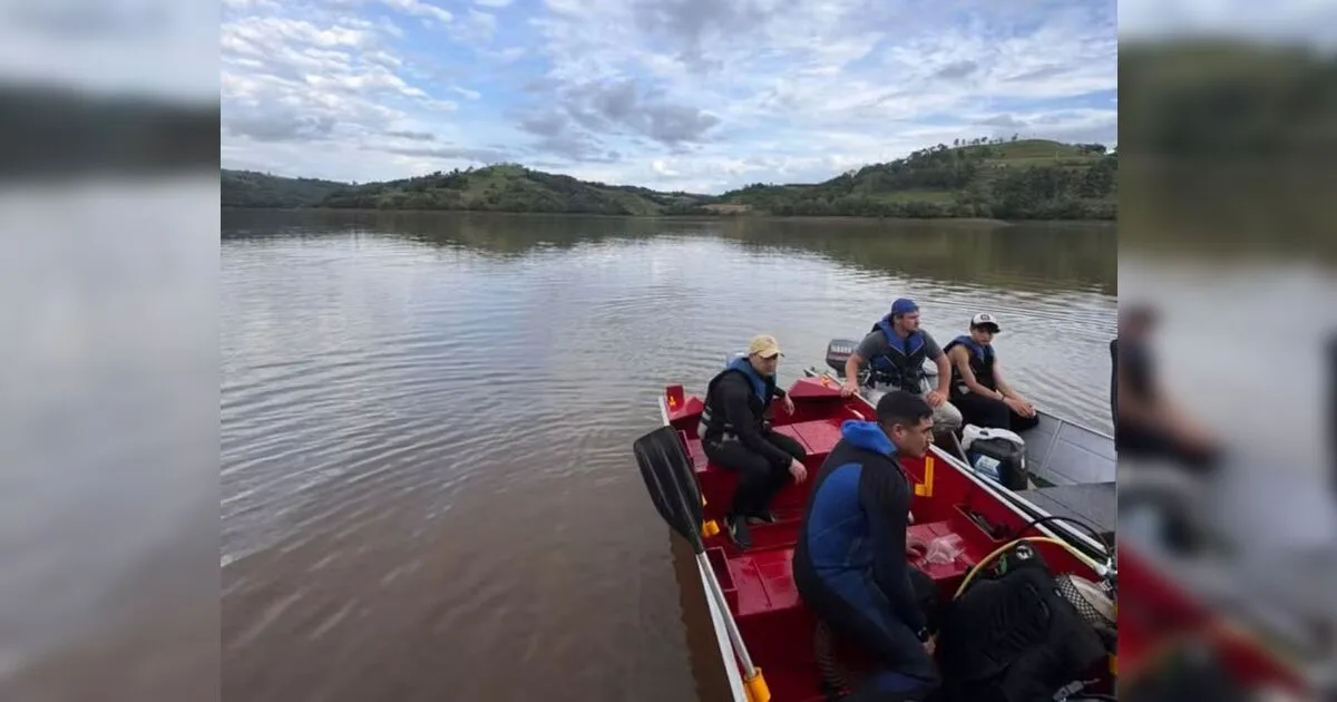 Bombeiros entram no 3º dia de buscas por pescador que caiu em represa no PR