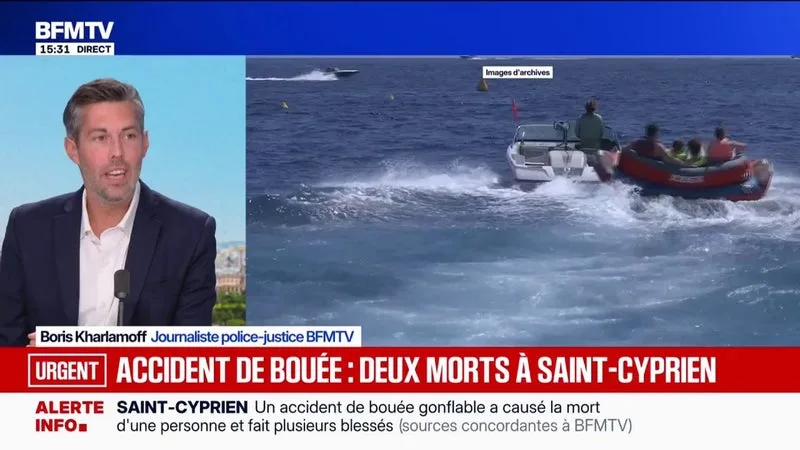 Saint-Cyprien: un accident de bouée tractée fait au moins deux morts et plusieurs blessés